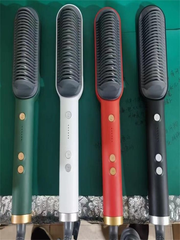 New 2 In 1 Hair Straightener Hot Comb / Electric Hair Brush