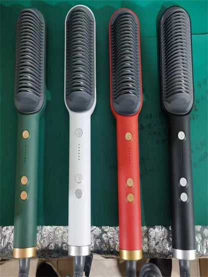 New 2 In 1 Hair Straightener Hot Comb / Electric Hair Brush