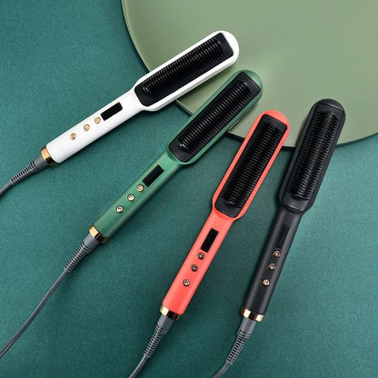New 2 In 1 Hair Straightener Hot Comb / Electric Hair Brush