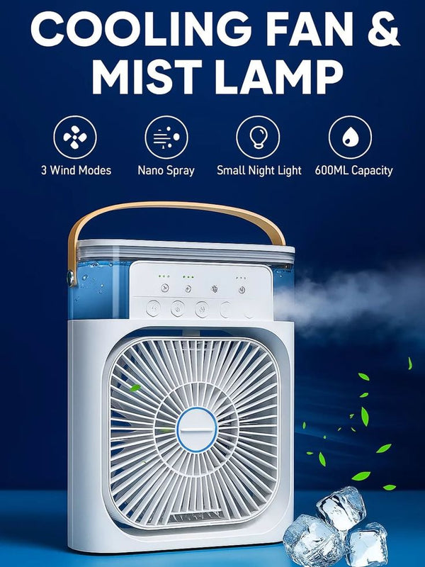 Portable Air cooler Table fan with humidifier