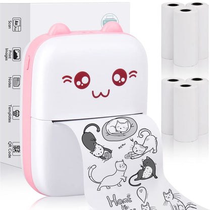 Mini Portable Thermal Printer Wireless Bluetooth Printer